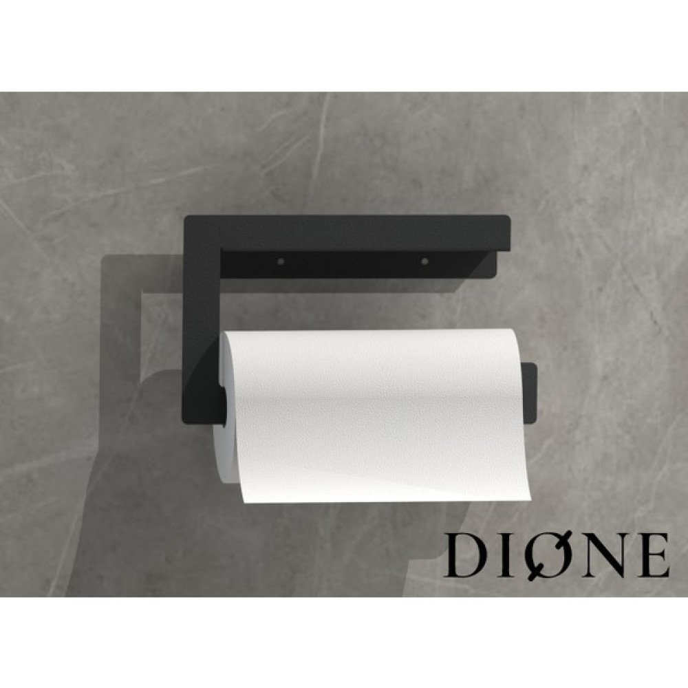 Dione Store Rulo Kağıt Havluluk Peçetelik Banyo ve Mutfak Düzenleyici Siyah Havluluk Fiyatı
