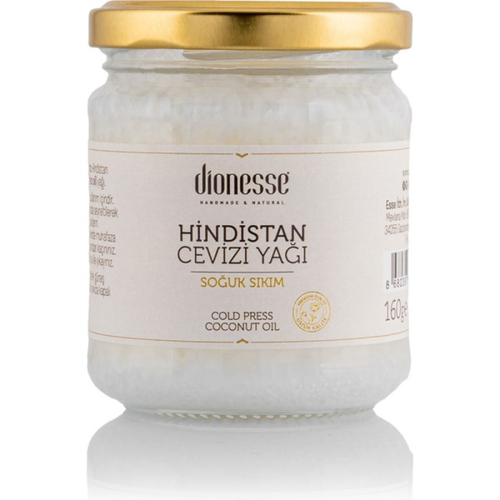 Dionesse Organik Hindistan Cevizi Yağı 50ml - 160 ml Bitkisel Yağlar Fiyatı