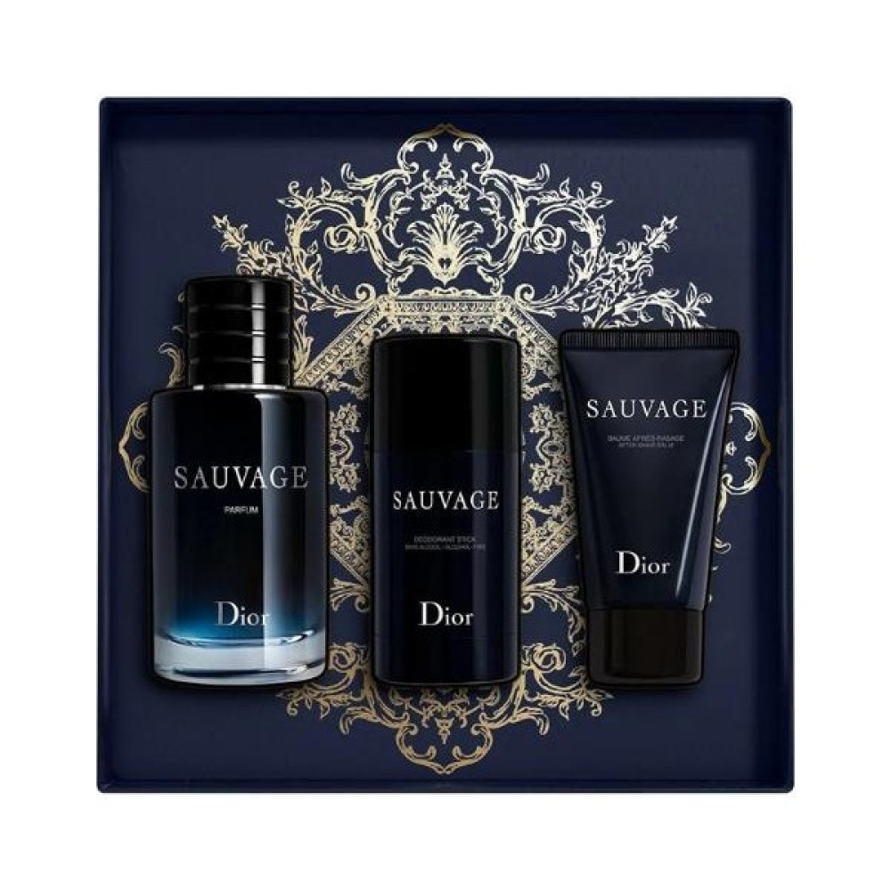 Dior Sauvage Parfüm 100 Ml + Deo Stick 75g + After Shave Balm 50 Ml Erkek Parfüm Seti Erkek Parfümleri Fiyatı