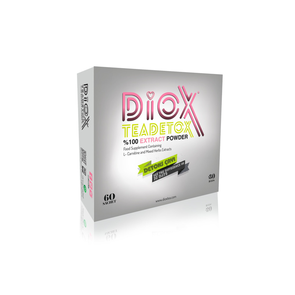 Diox Tea 60lı Detoks Çayı 1 Aylık Orijinal Paket Çay Fiyatı