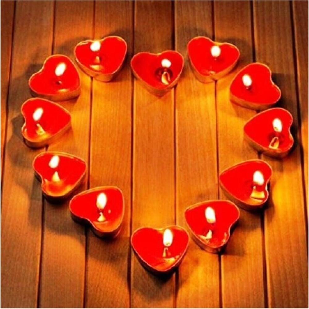 Dipak Kalpli Kırmızı Renk Tea Light Mum 10 Adet Dekoratif Mum Fiyatı