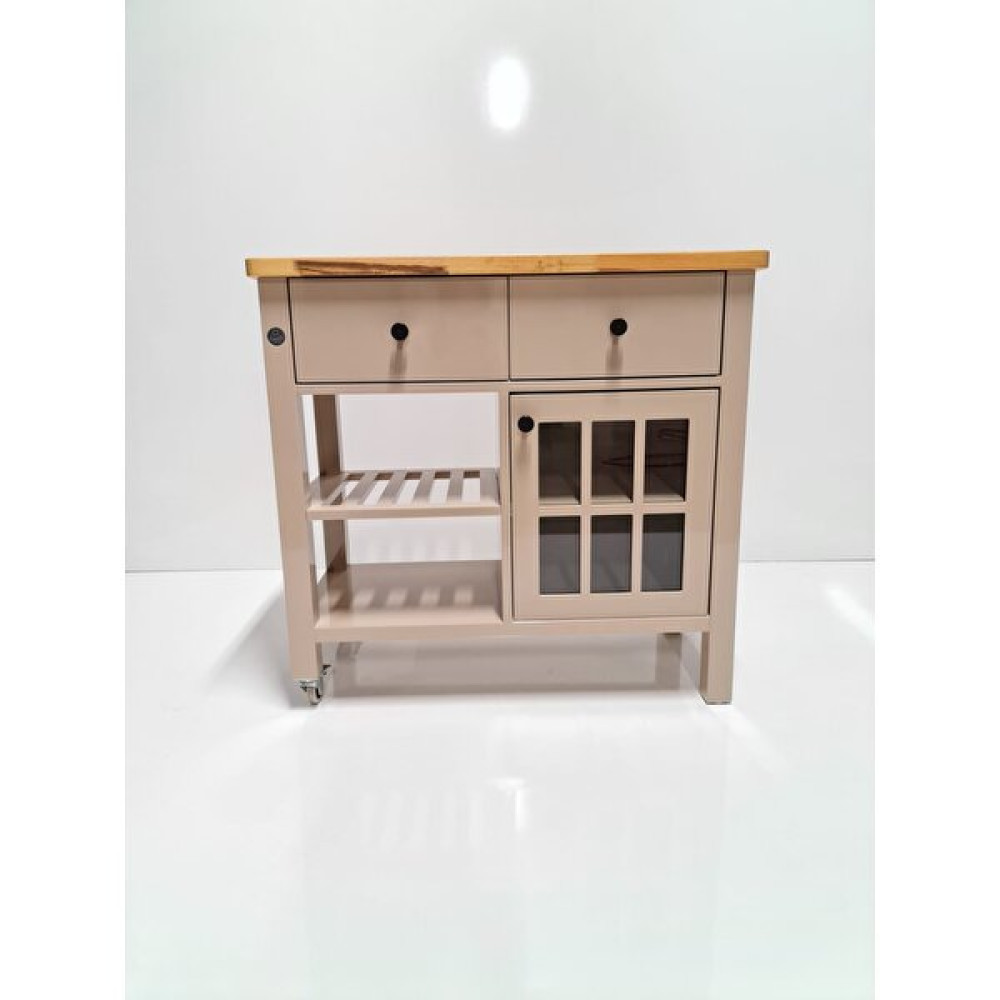 Dipole Furniture Mate Sütlü Kahve Parlak Mutfak Servant Mobilyası Mutfak Dolabı / Mobilyası Fiyatı