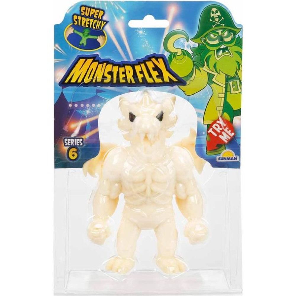 Diramix Monster Flex Stretch Figür S6 15 cm - Skeledragon - 010 - Beyaz Oyuncak Fiyatı