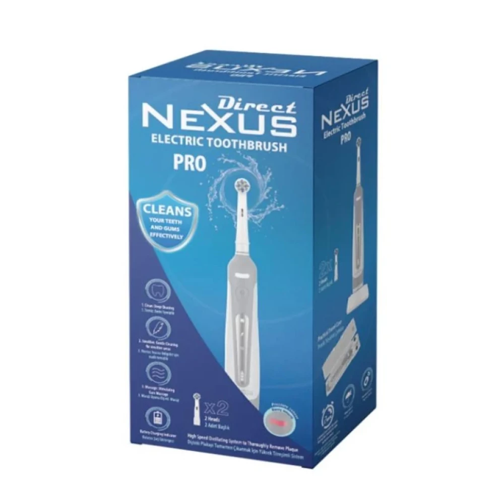 Direct Nexus Elektrikli Diş Fırçası Pro Şarjlı Diş Fırçası ve Aksesuarları Fiyatı