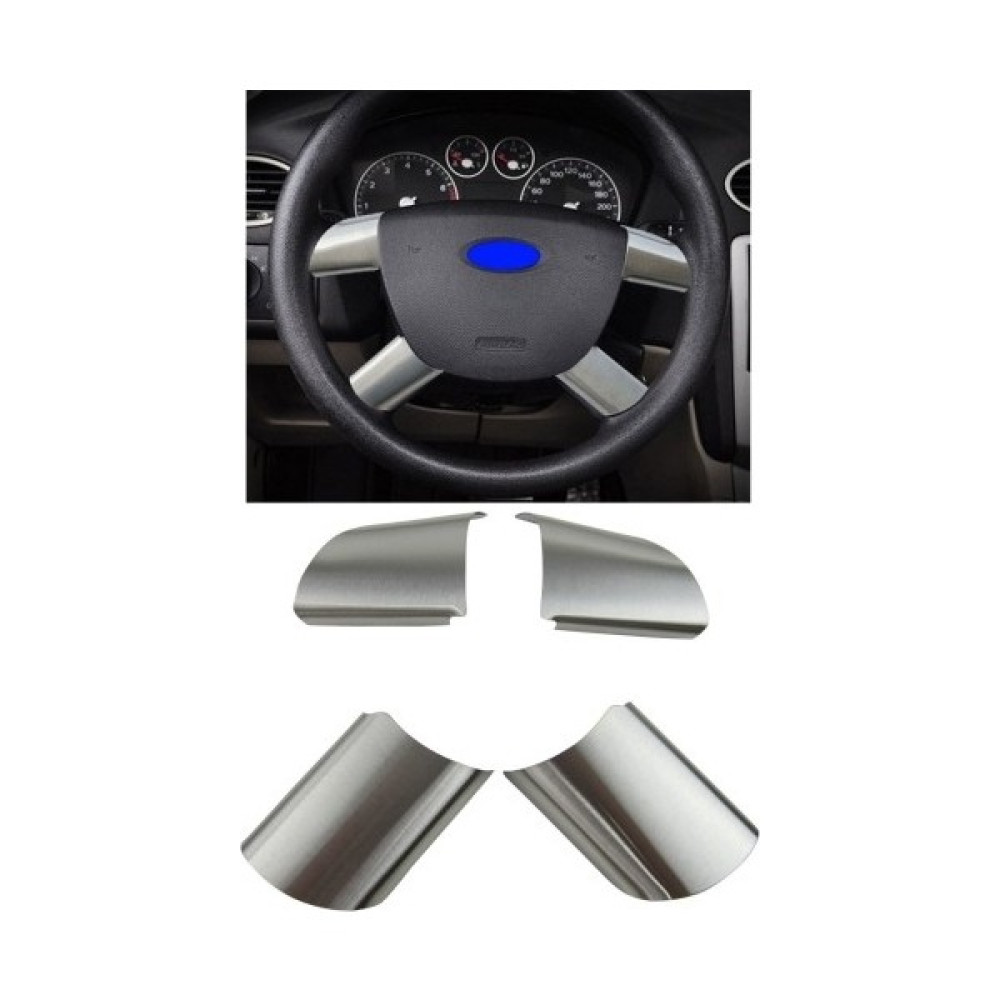 Direksıyon Kapağı Krom Kaplı Set Focus Iı 2007- 2011 Arası Uyumludur - Ford focus II Oto Dış Aksesuar & Yedek Parça Fiyatı