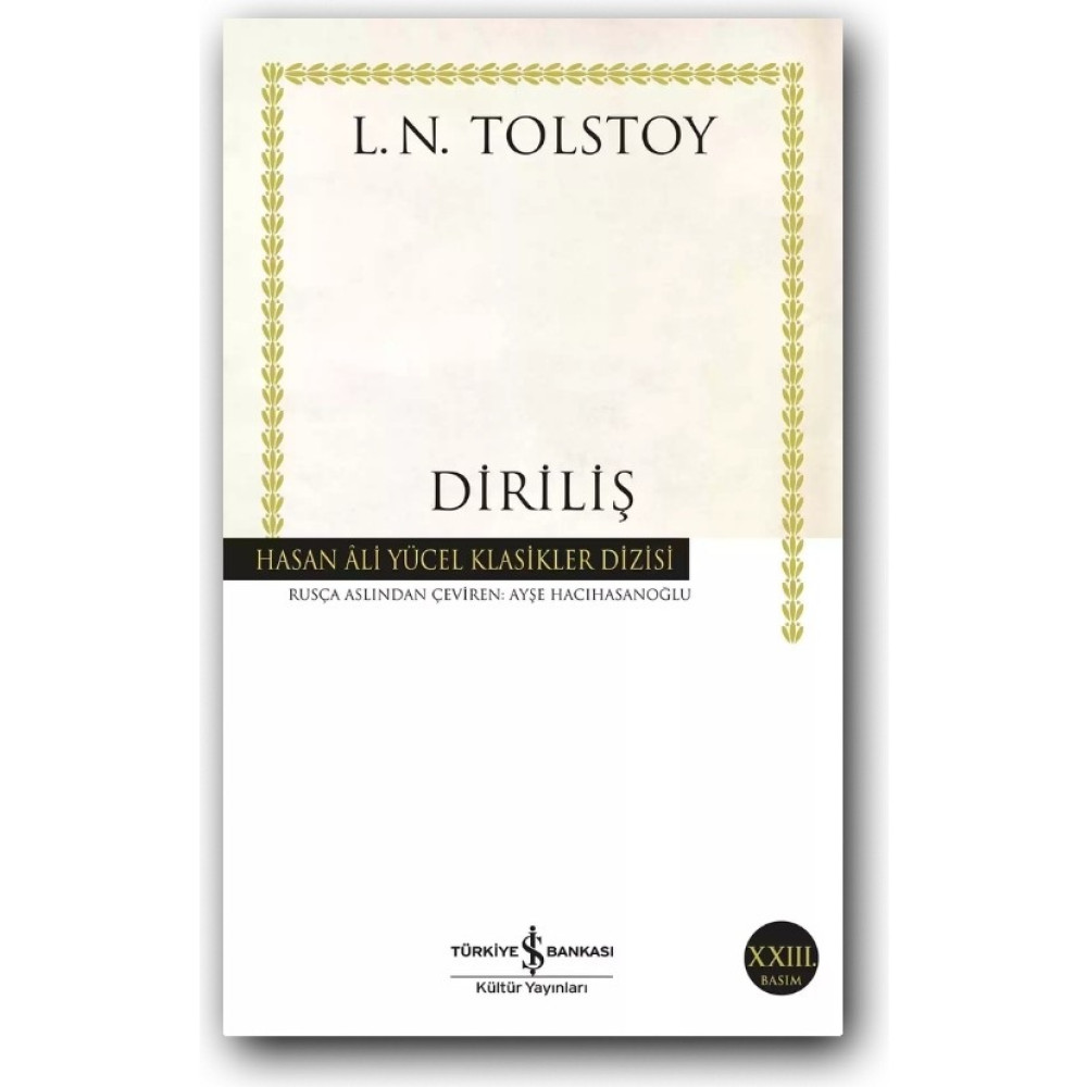 Diriliş (Karton Kapak) - Lev Tolstoy, Edebiyat, Klasik Rus Romanı - Dünya Diğer Fiyatı