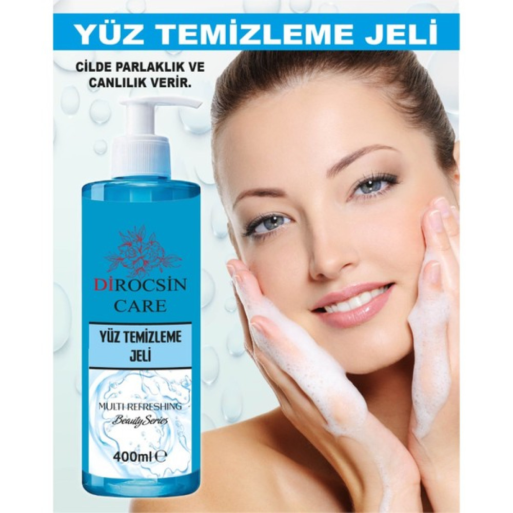 Dirocsin Care Dirocsincare Yüz Temizleme Jeli Multi Refreshıng Beauty Series 400 ml Cilt Temizleme ve Peeling Fiyatı