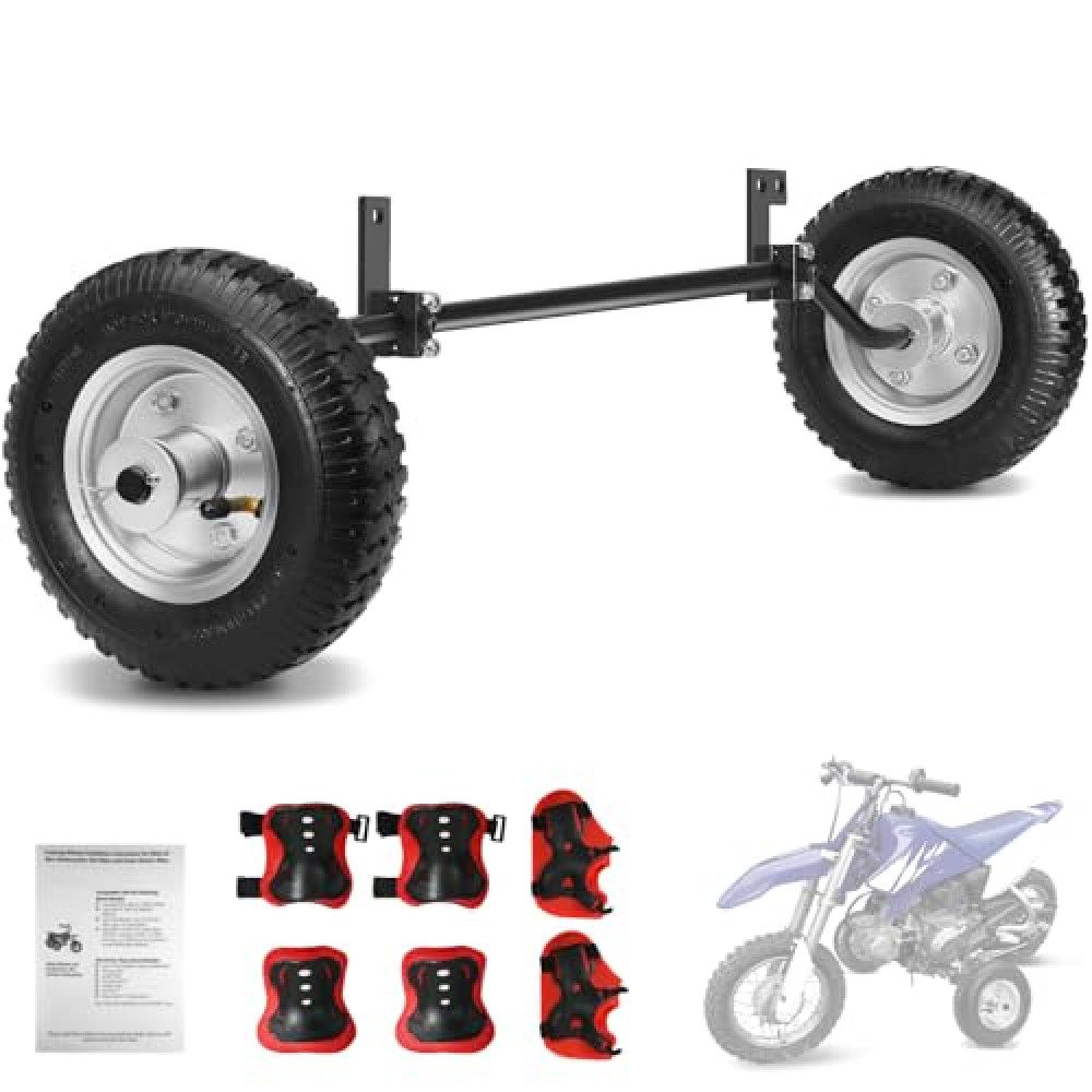 Dirt Bike Training Wheels 50cc, Compatible with razor SX125 MX125 MX250 MX350, yamaha PW50 SSR50 TTR50, honda XR50, CRF50F, Fit for All Kinds of 50cc Motorcycles, Dirt Bikes and Some Electric Bikes