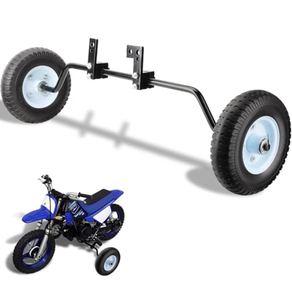 Dirt Bike Training Wheels Compatible with Honda XR50 CRF50 Z50 Z50R, Razor MX125 MX350 MX400 MX500, Yamaha PW50 TTR50, and Most 50CC 49cc Kids' Dirt Bike, Easy to Install