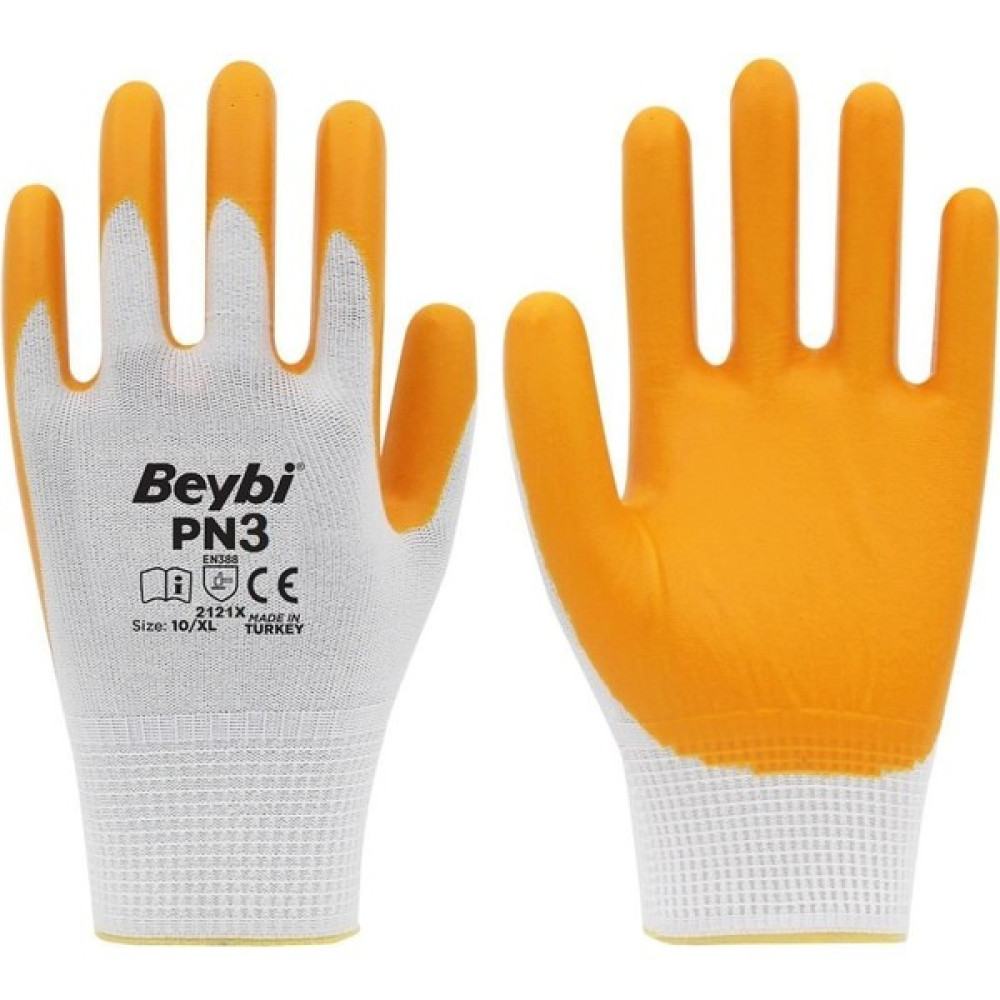 Discount Planet Beybi Pn3 Nitril Sarı Iş Eldiveni No:9 Oto Boyaları Fiyatı