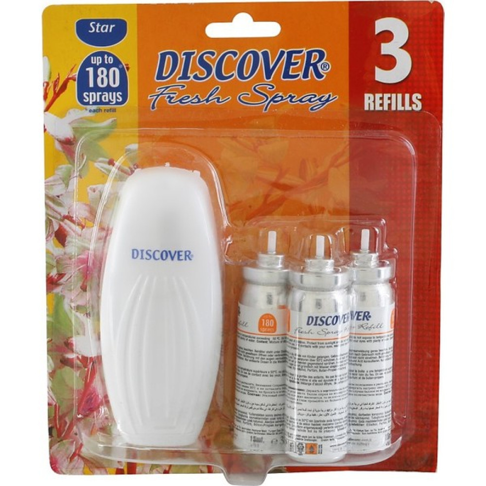 Discover Fresh Sprey Banyo Spreyi 3 Yedekli Star Oda Kokusu Fiyatı