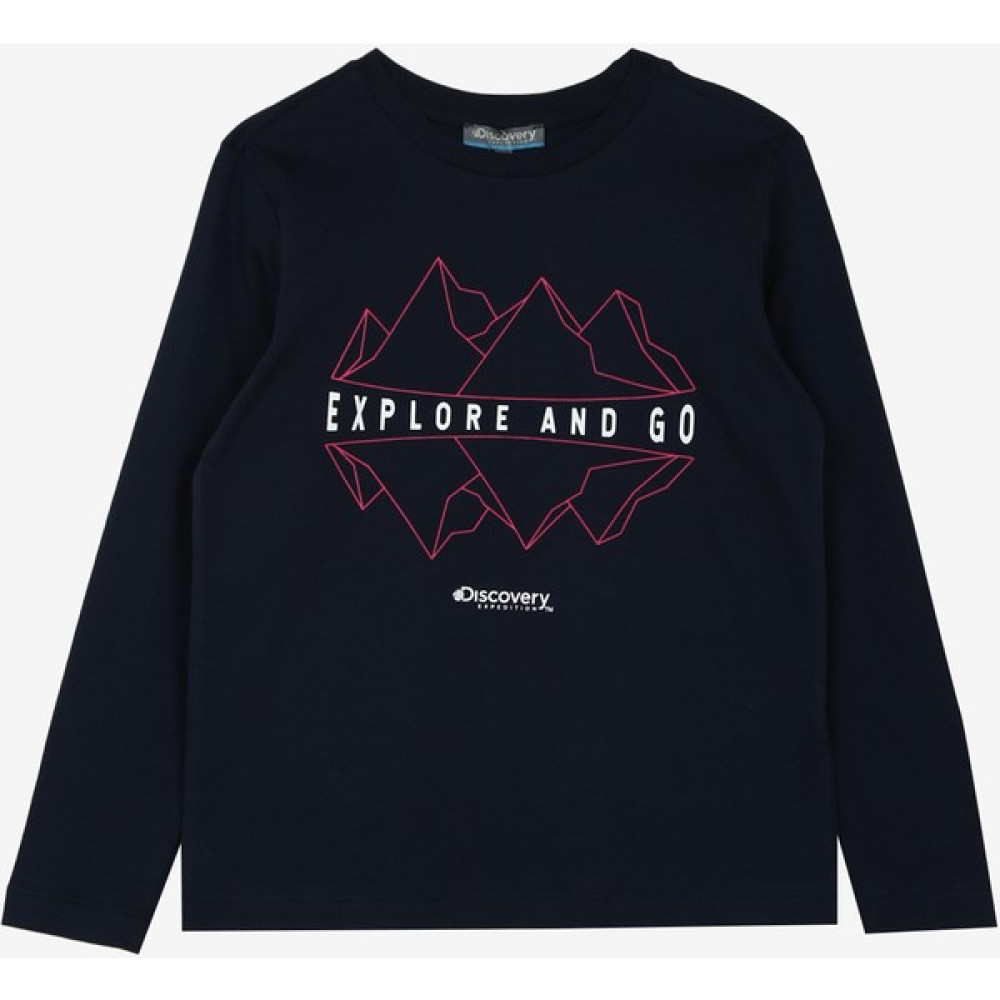 Discovery Expedition Baskılı Lacivert Kız Çocuk T-Shirt D3WG-TST2 T-Shirt & Sweatshirt (Outdoor) Fiyatı