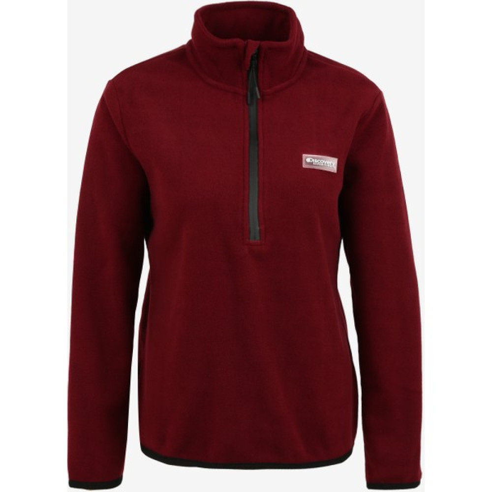 Discovery Expedition Düz Bordo Kadın Polar Sweatshırt W-Ange Bayan Sweatshirt Fiyatı