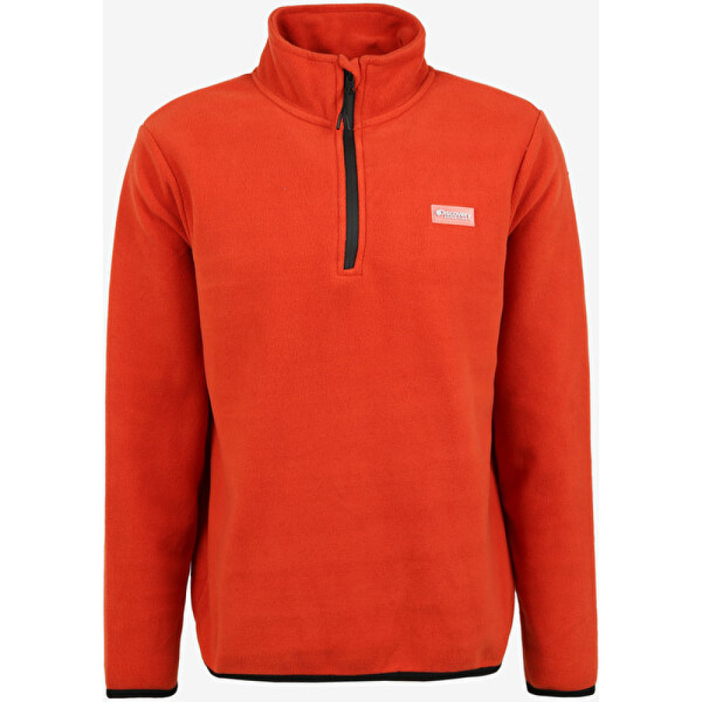 Discovery Expedition Düz Kiremit Erkek Polar Sweatshırt Ton Erkek Sweatshirt Fiyatı