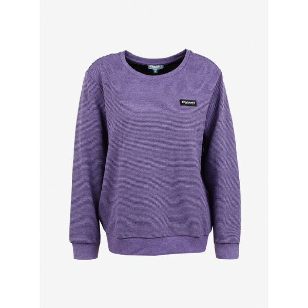 Discovery Expedition Lila Kadın Bisiklet Yaka Sweatshirt D3WL-SWT28 Bayan Sweatshirt Fiyatı