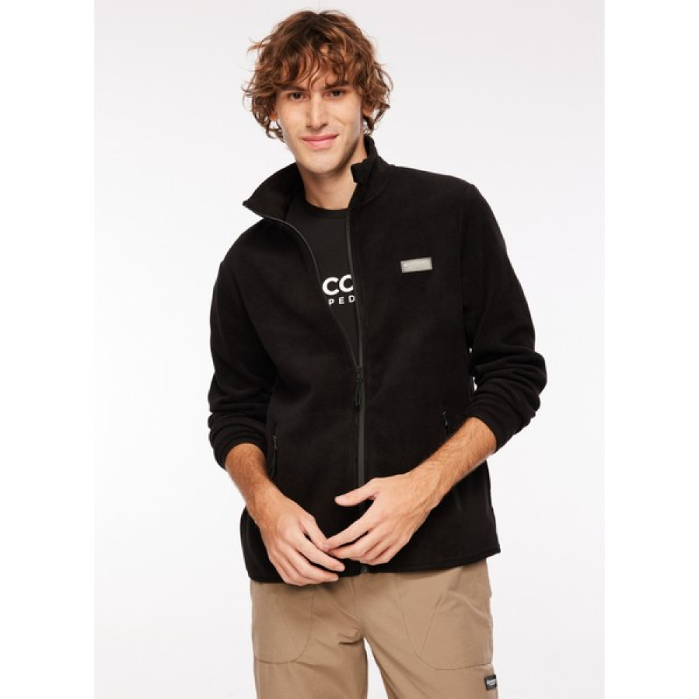 Discovery Expedition Siyah Erkek Kapüşonlu Polar Sweatshırt D3WM-SWT2 Erkek Sweatshirt Fiyatı