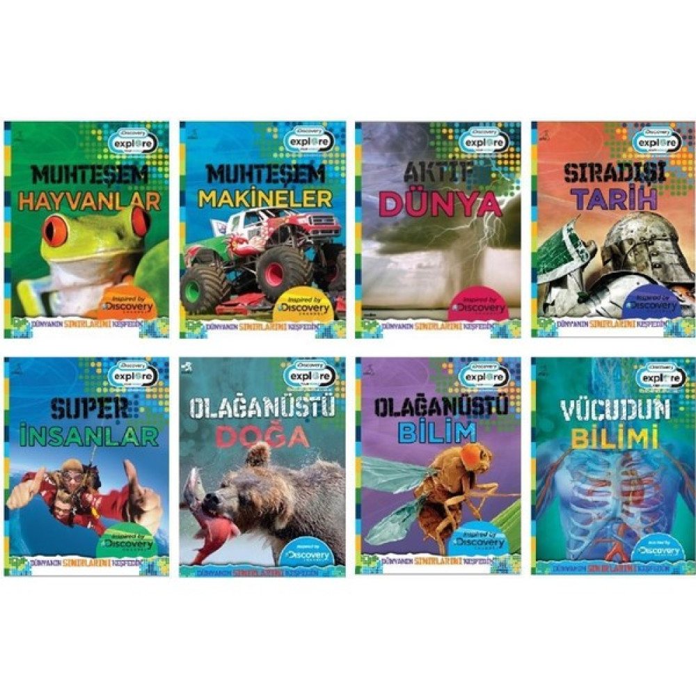 Discovery Explore Bilim Serisi Aktivite Seti 8 Kitap Bilim & Teknik Fiyatı