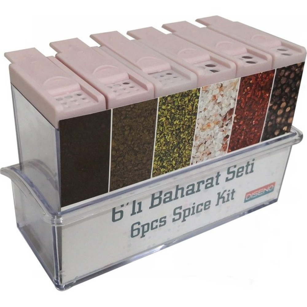 Diseno 6'lı Baharat Seti Baharat Setleri & Baharatlıklar Fiyatı