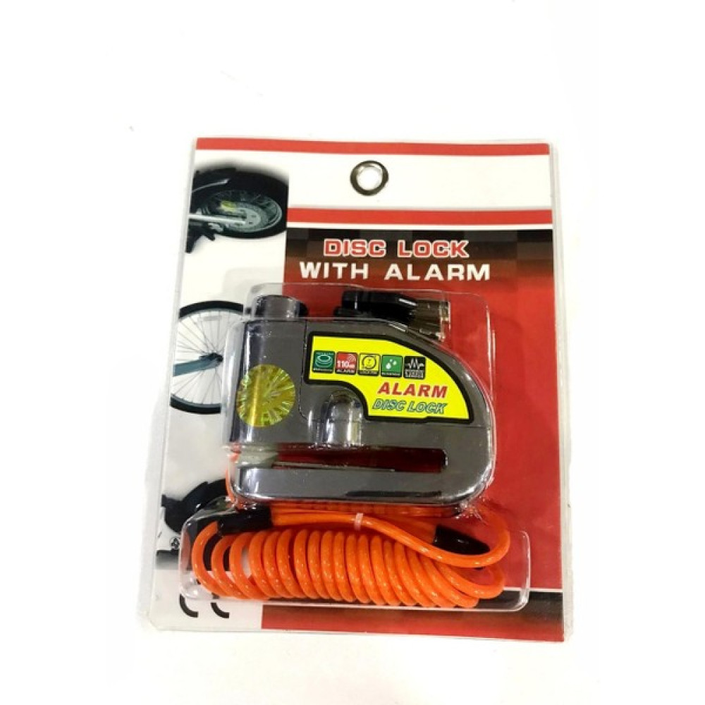 Disk Kilidi Alarmlı Krom - Hatırlatma Kablosu Dahil Motorsiklet Kilidi & Alarmı Fiyatı