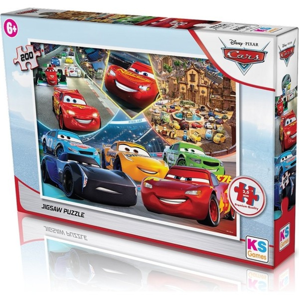 Disney Cars (Arabalar Şimşek Mcqueen) Kutulu Puzzle/yapboz 200 Parça Eğitici Oyuncak Fiyatı