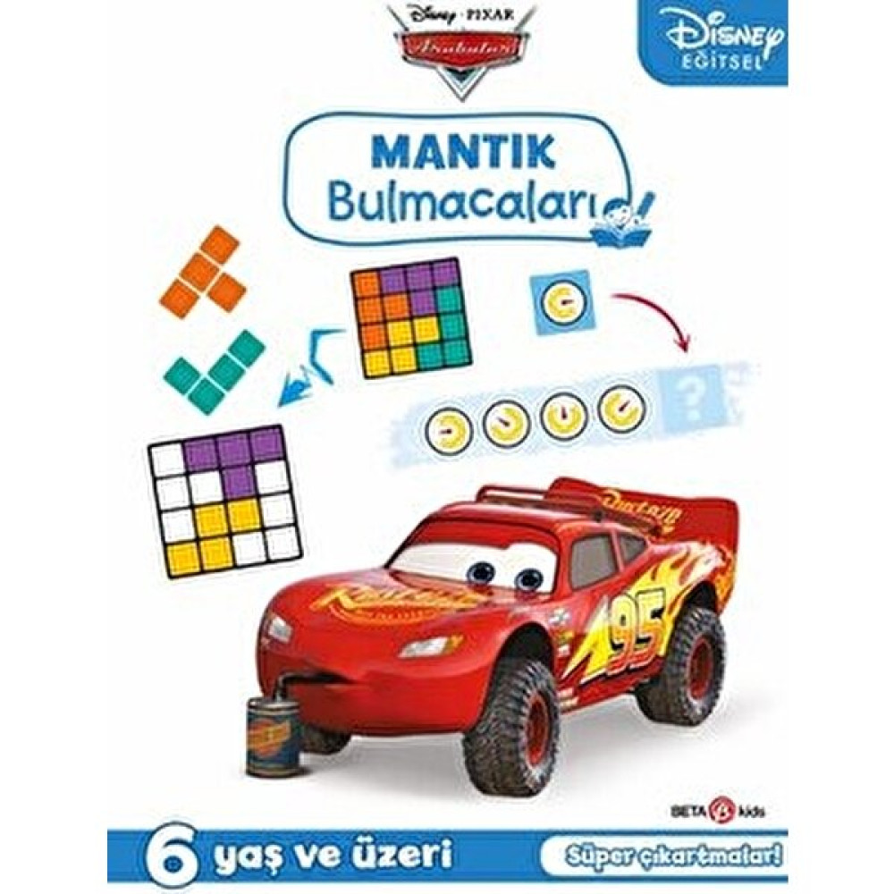 Disney Eğitsel Arabalar Çıkartmalı Mantık Bulmacaları - Gökçe Demir Okul Öncesi Eğitici & Öğretici Kitaplar Fiyatı