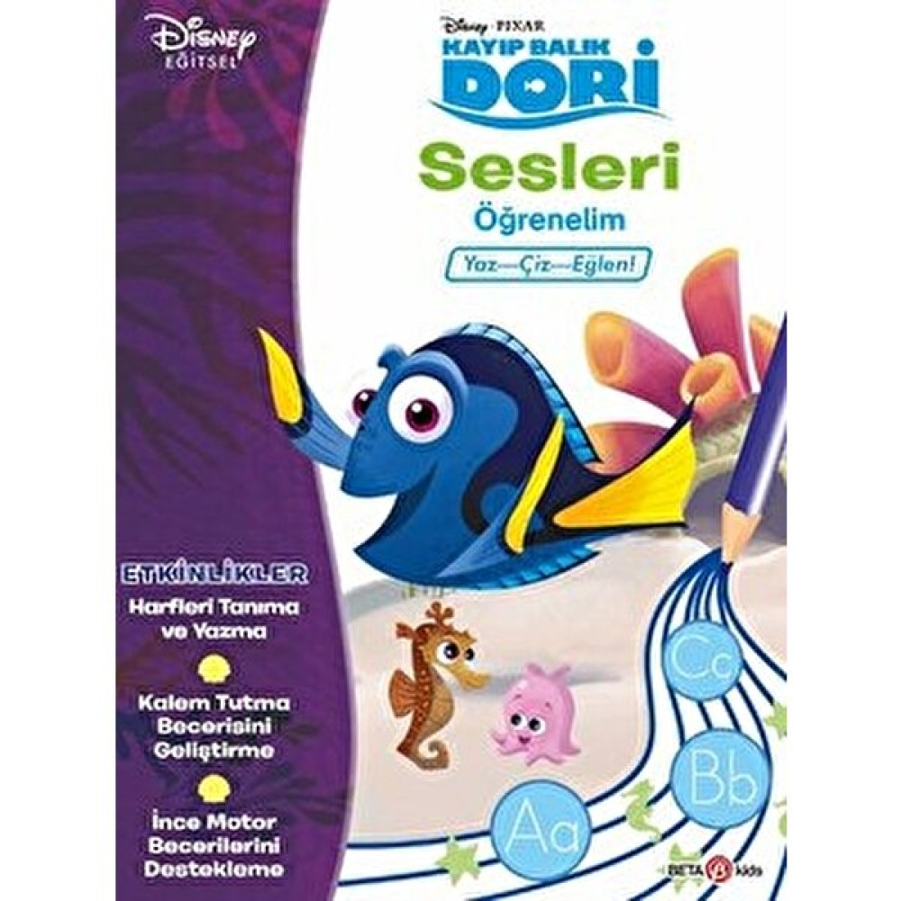 Disney Eğitsel Dori Sesleri Öğrenelim Zihinsel Gelişim Kitapları Fiyatı