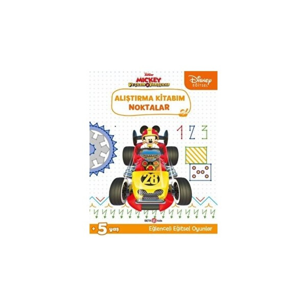 Disney Eğitsel Mickey ve Çılgın Yarışçılar Alıştırma Kitabım Noktalar - Gökçe Demir Zihinsel Gelişim Kitapları Fiyatı