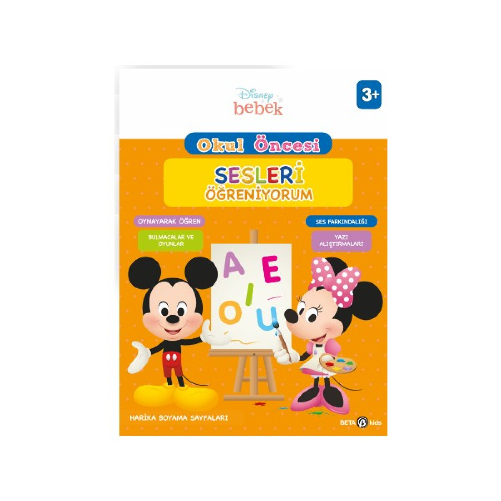 Disney Eğitsel Okul Öncesi Sesleri Öğreniyorum Okul Öncesi Eğitici & Öğretici Kitaplar Fiyatı