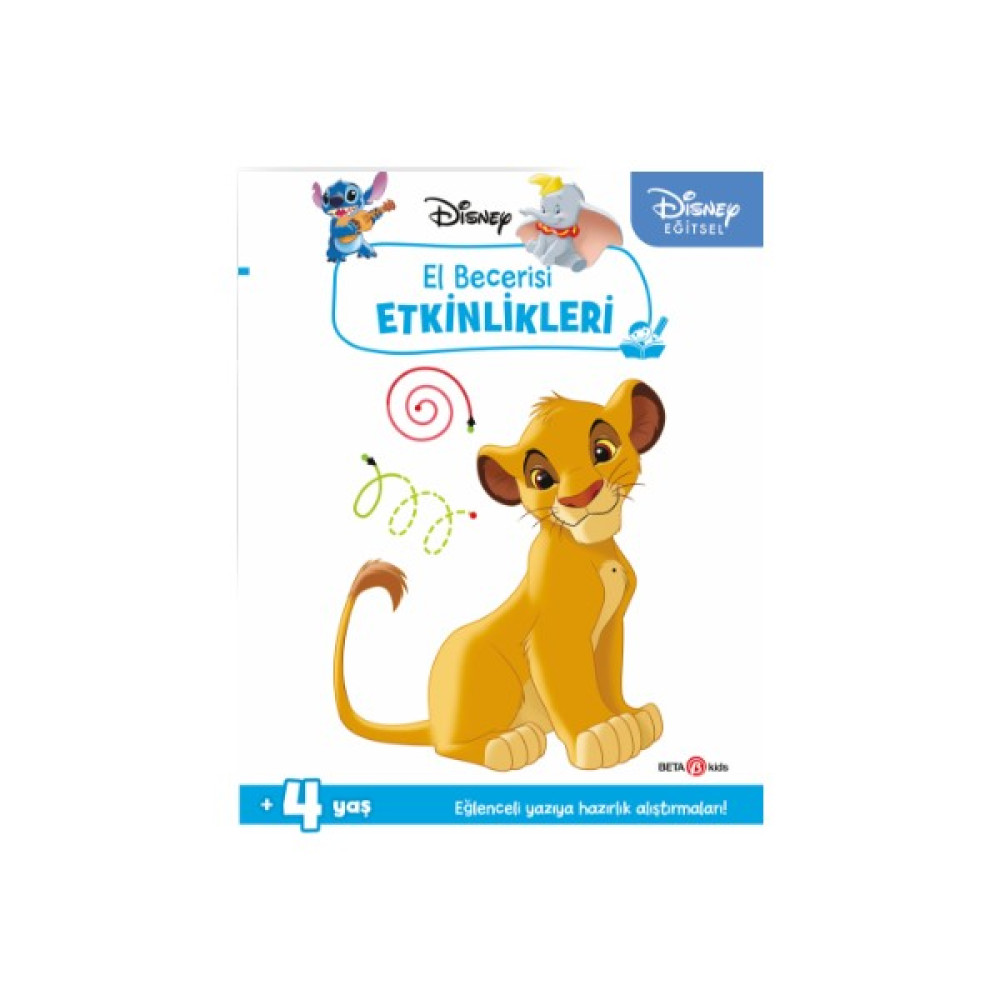 Disney Eğitsel Simba El Becerisi Etkinlikleri Yazıya Hazırlık Okul Öncesi Eğitici & Öğretici Kitaplar Fiyatı