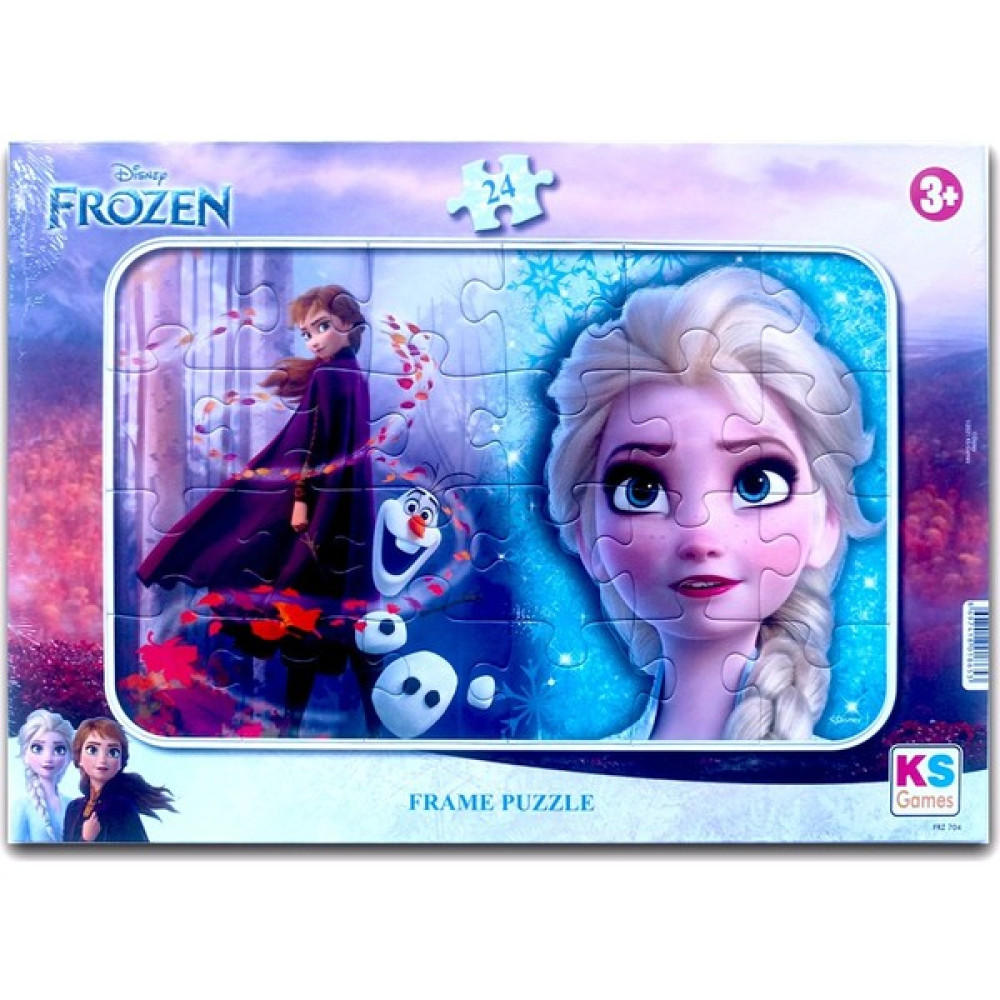 Disney Frozen Karlar Ülkesi Elsa Lisanslı Frame Puzzle/yapboz 24 Parça Eğitici Oyuncak Fiyatı