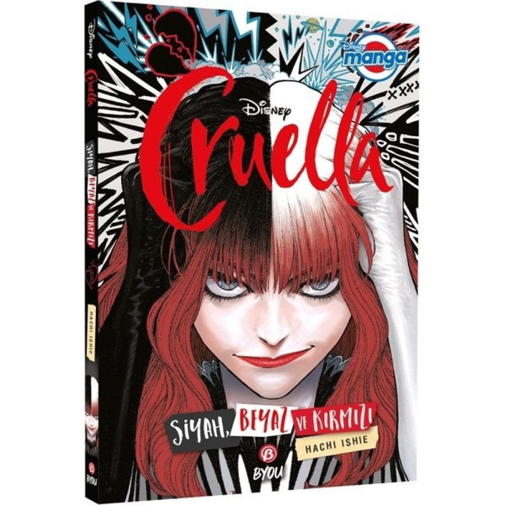 Disney Manga Cruella – Siyah, Beyaz ve Kırmızı - Hachi Ishie Çizgi Roman Fiyatı