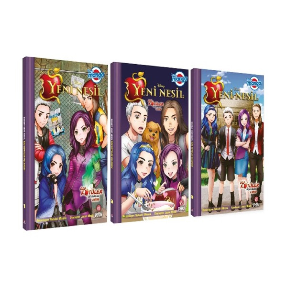 Disney Manga Yeni Nesil Özlü Kötüler Üçlemesi 3 Kitap Set - Jason Muell Çizgi Roman Fiyatı