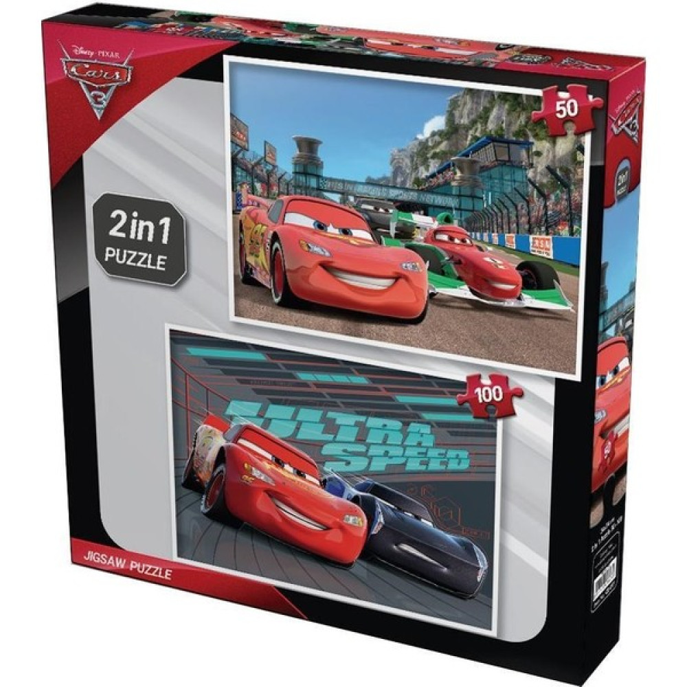 Disney Pixar Cars 3 Çocuk Puzzle 2 In 1 - 150 Parça Eğitici Oyuncak Fiyatı