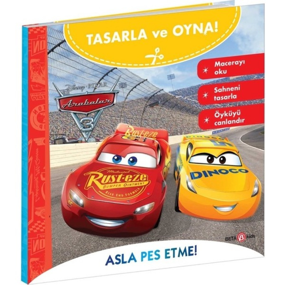 Disney Tasarla ve Oyna Pixar Arabalar 3 - Asla Pes Etme Çocuk Öykü Fiyatı