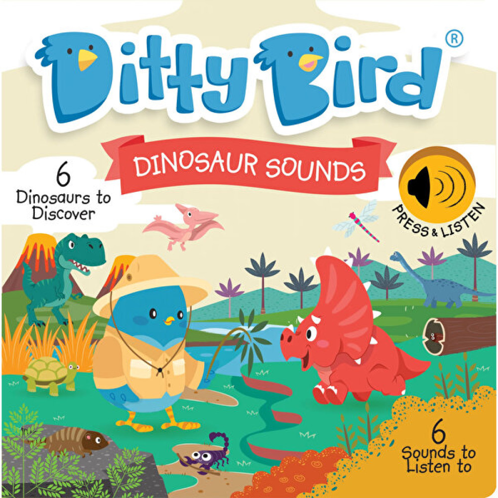Ditty Bird: Dinosaur Sounds | İngilizce Sesli Kitap - Dinozorlar Yabancı Dil Roman ve Öyküler Fiyatı