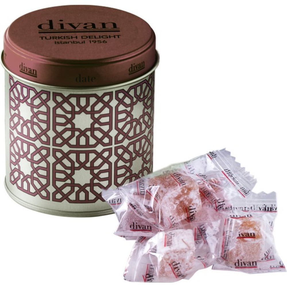 Divan Hurmalı Lokum 10'lu - Özel Metal Kutuda 70 gr Diğer Fiyatı