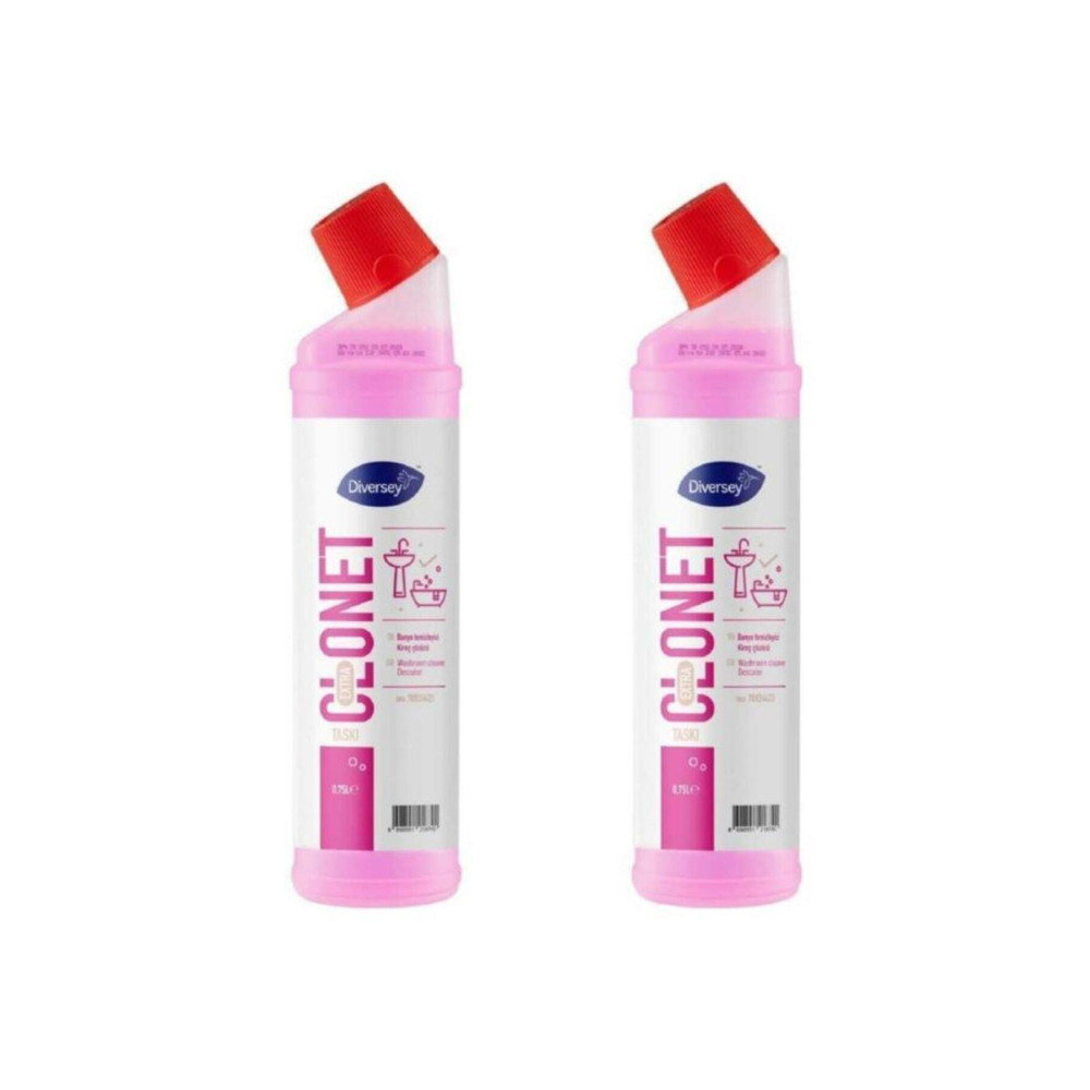 Diversey 2 Adet Taski Clonet Extra Kireç Çözücü Ve Banyo Temizleyicisi 750ml Online Özel Deterjan ve Temizlik Ürünleri Fiyatı
