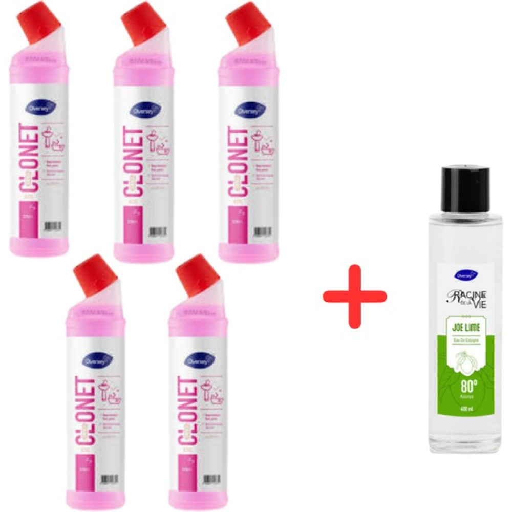 Diversey Clonet Kireç ve Banyo Temizleyici 5 Adet 750 ml ve Diversey 400 ml Lime Kolonya Temizlik Malzemeleri Fiyatı