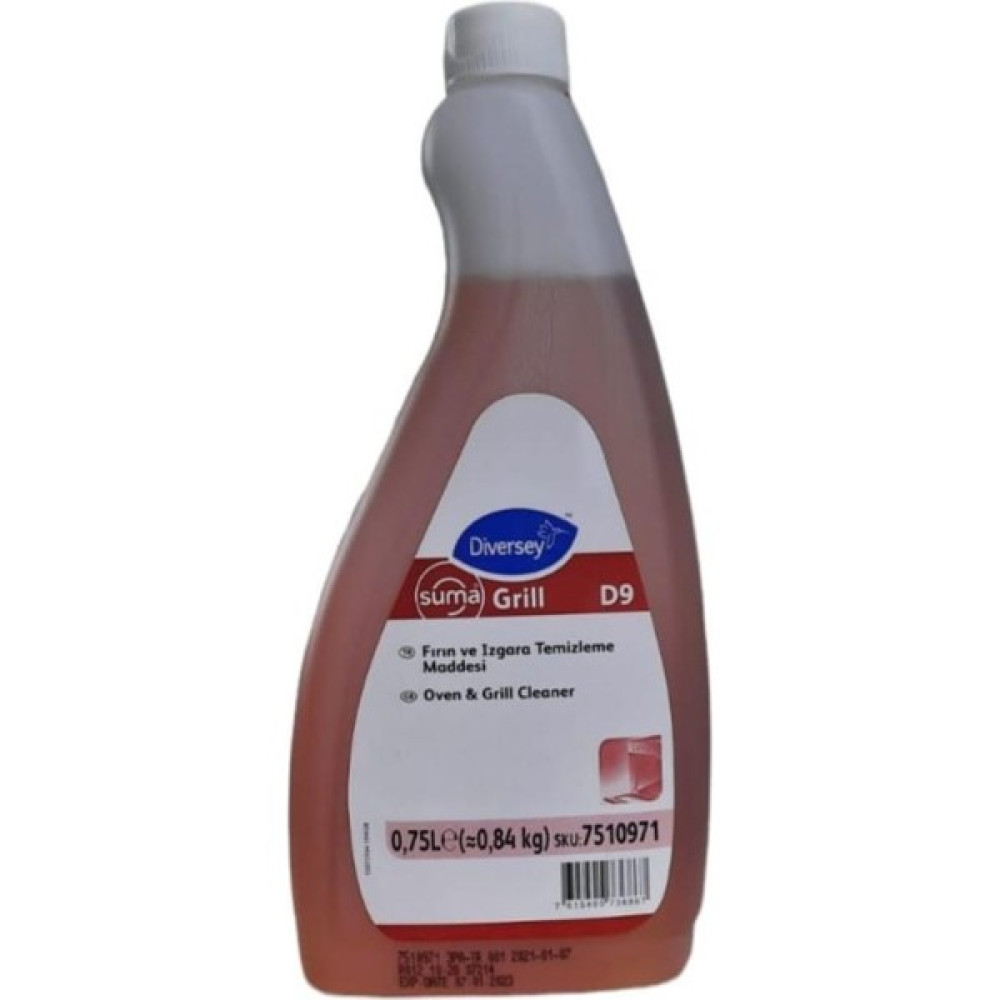 Diversey Suma Grill D9 Fırın ve Izgara Temizleyici 750 ml Temizlik Malzemeleri Fiyatı