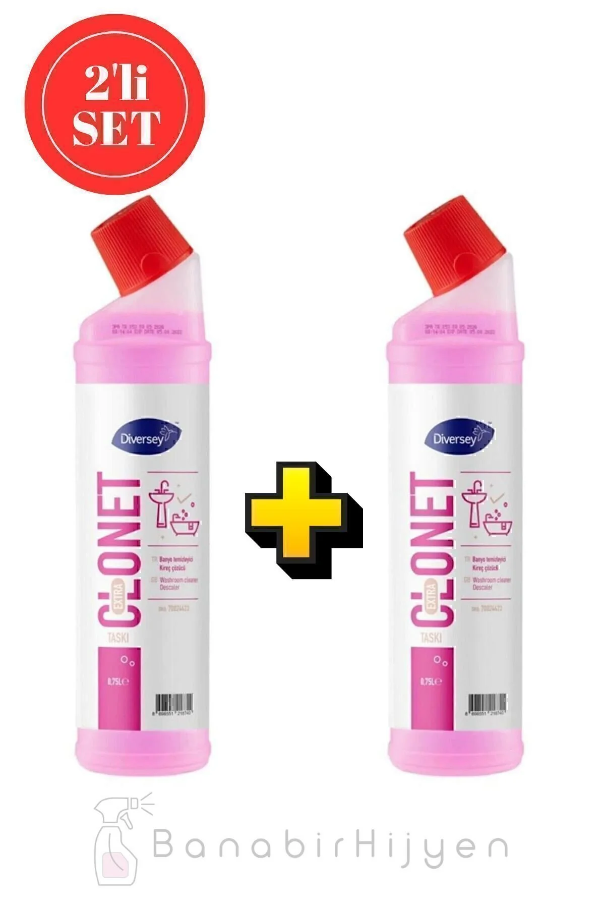 Diversey Taski Clonet Extra 750 ml 2 Adet" Parlatıcı ve Temizleyiciler Fiyatı
