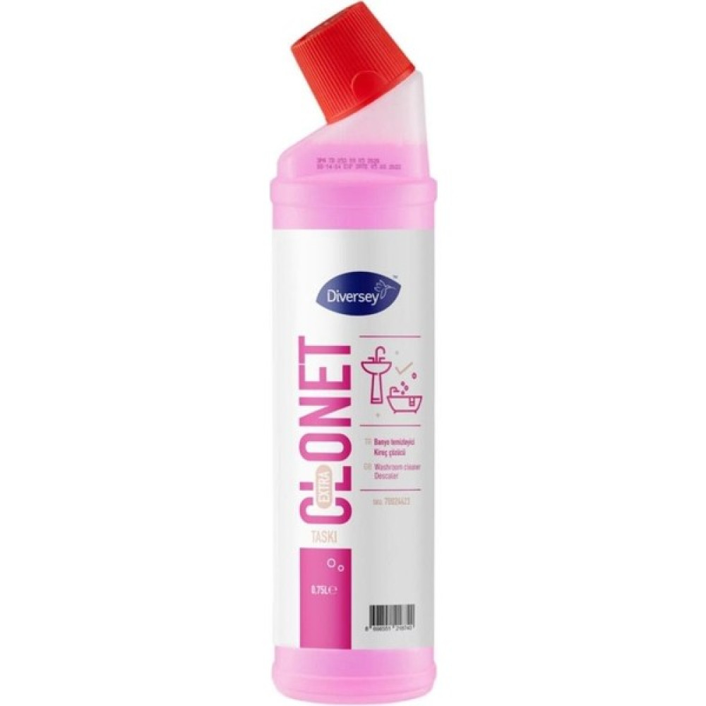 Diversey Taskı Clonet Extra Kireç Çözücü/banyo Temizleyici - 750 ml Temizlik Malzemeleri Fiyatı