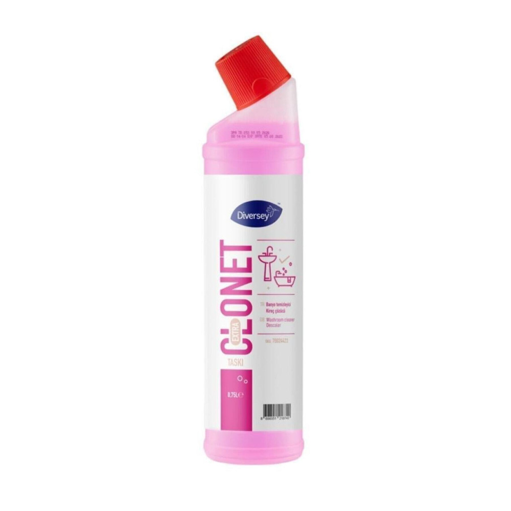 Diversey Taski Clonet Extra W41 Güçlü Kireç Çözücü Ve Banyo Temizleyici 750 ml Deterjan ve Temizlik Ürünleri Fiyatı