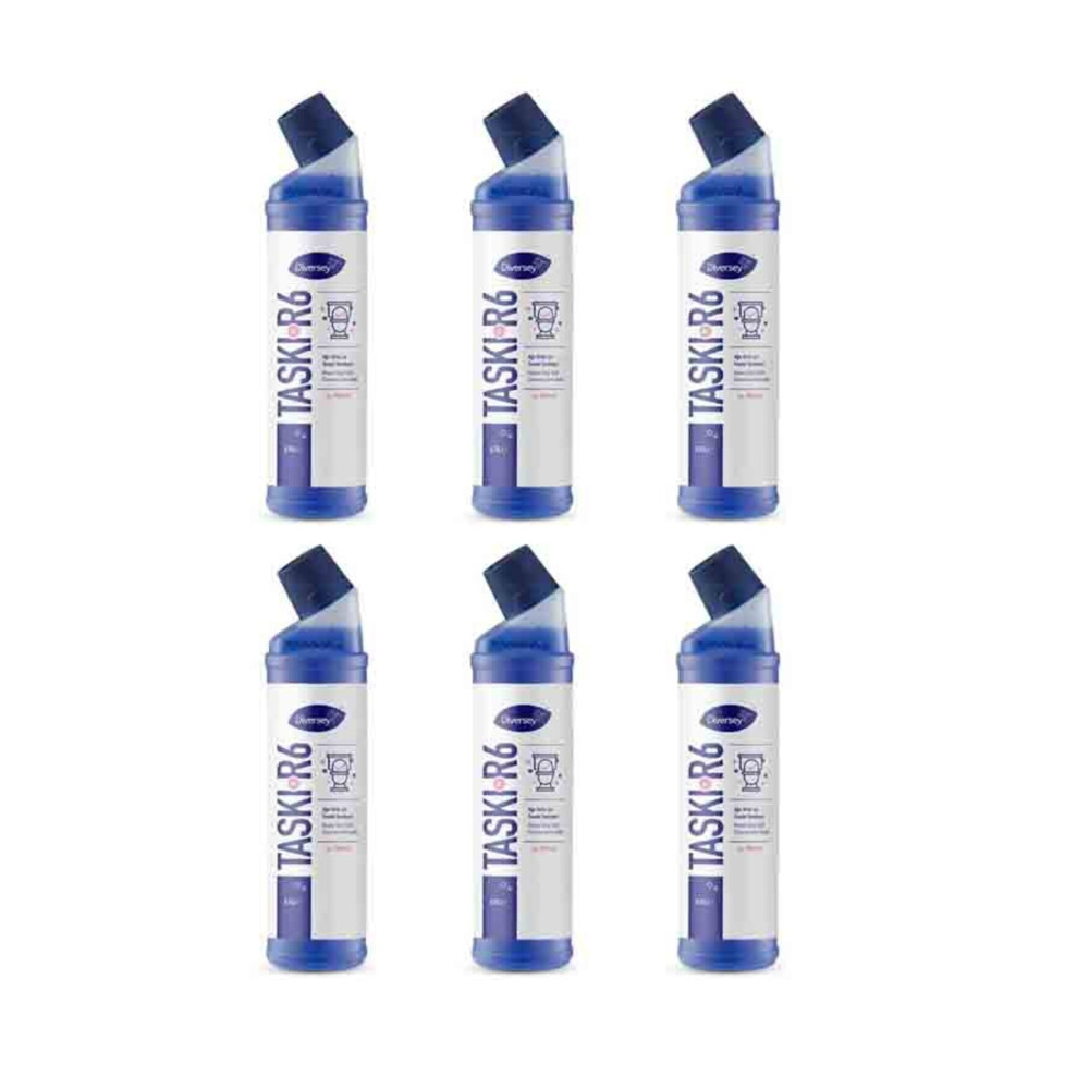 Diversey Taski R6 Tuvalet Temizleme Ürünü 6lı Set 750ml Ağır Kir Temizlik Deterjan ve Temizlik Ürünleri Fiyatı