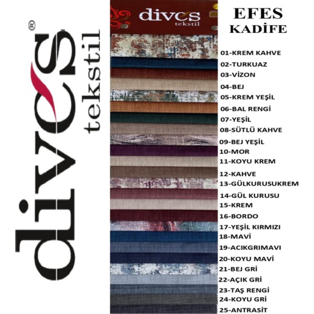 Dives Tekstil Efes Kadife Dayanıklı Silinebilir Döşemelik Kumaş - Mor - 100 cm - 140 cm Kumaşlar Fiyatı