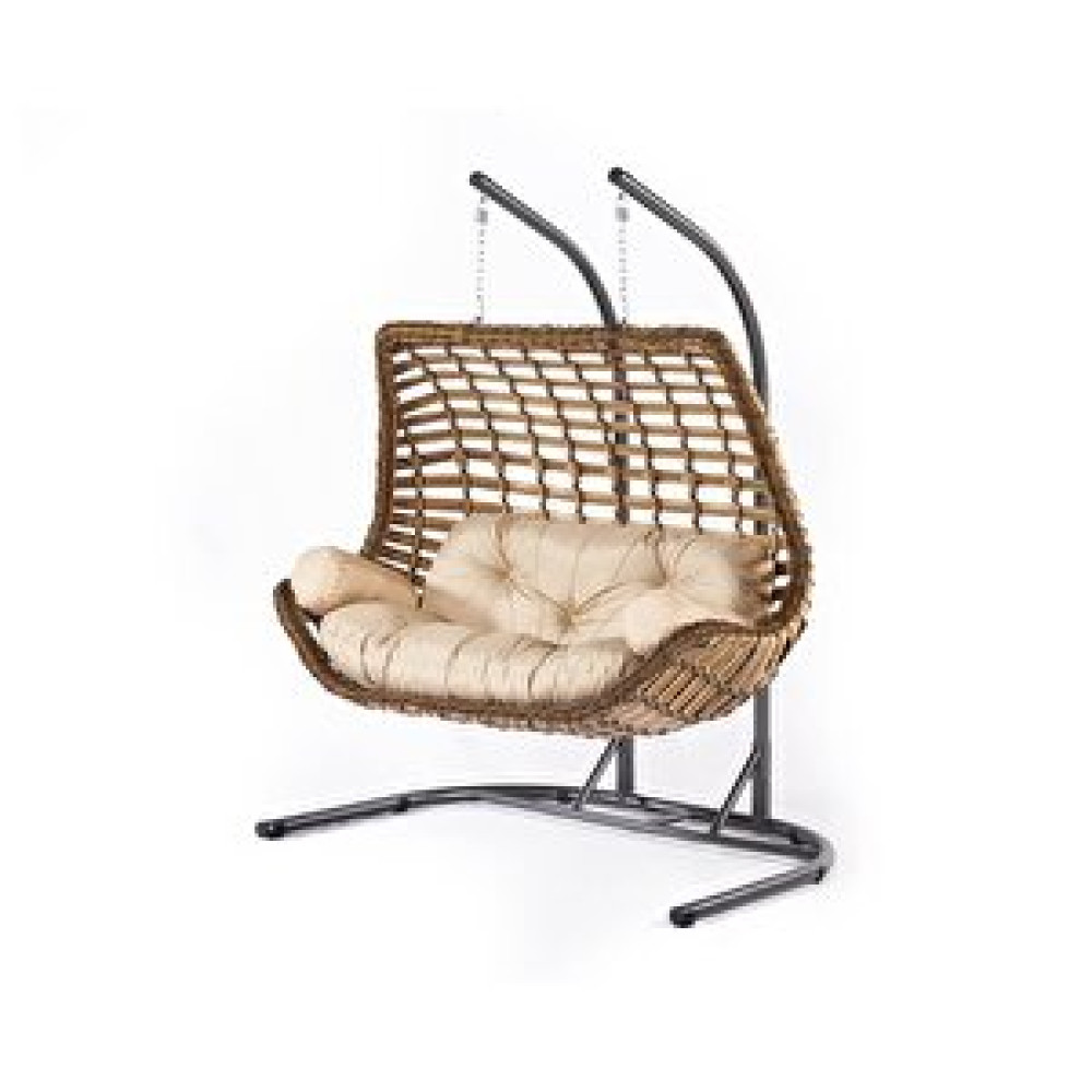 Divona Home Capri Cunda Rattan Bahçe Balkon Salıncak Kahve Bahçe Salıncağı Fiyatı