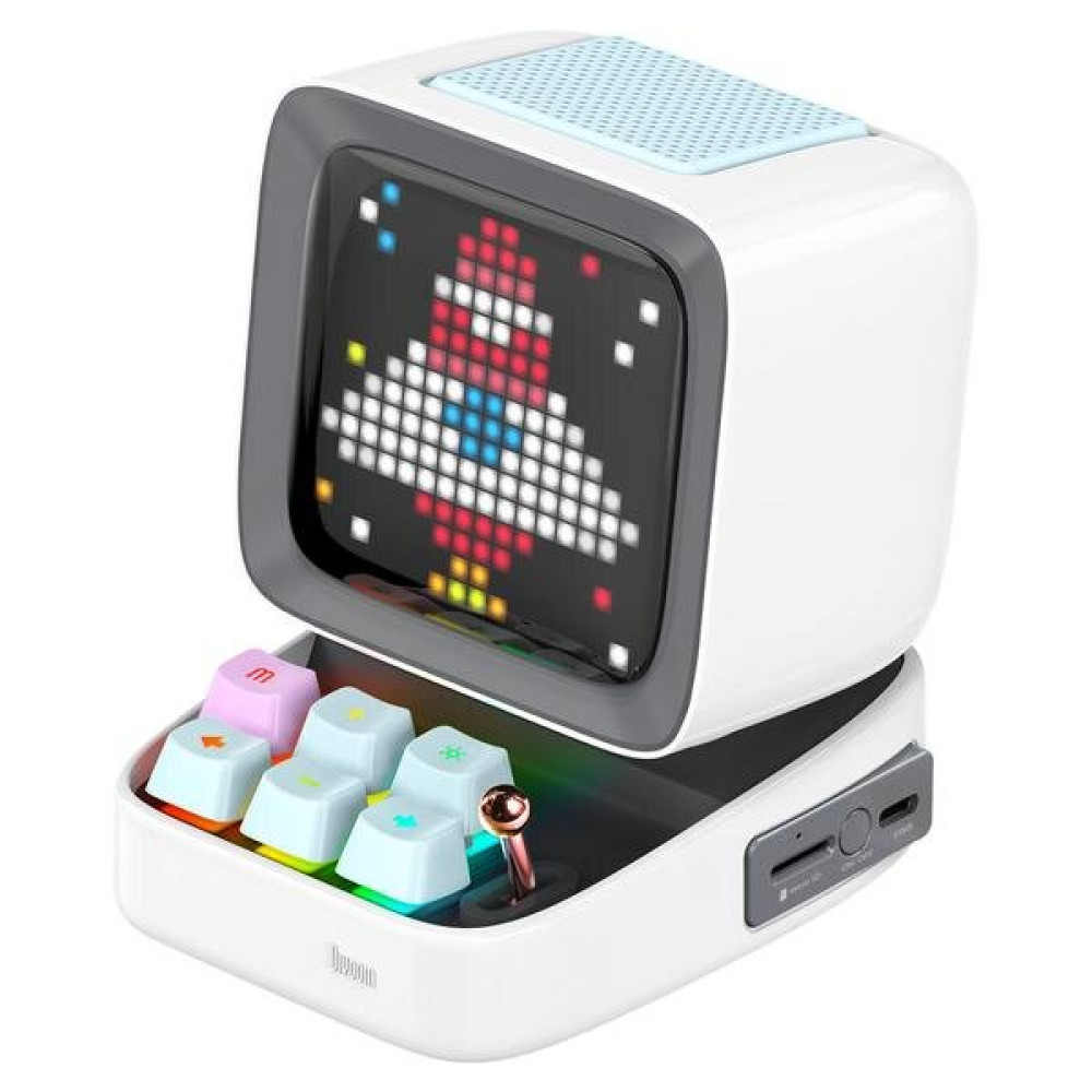 Divoom Ditoo Plus Beyaz Bluetooth Hoparlör Bluetooth Hoparlör Fiyatı