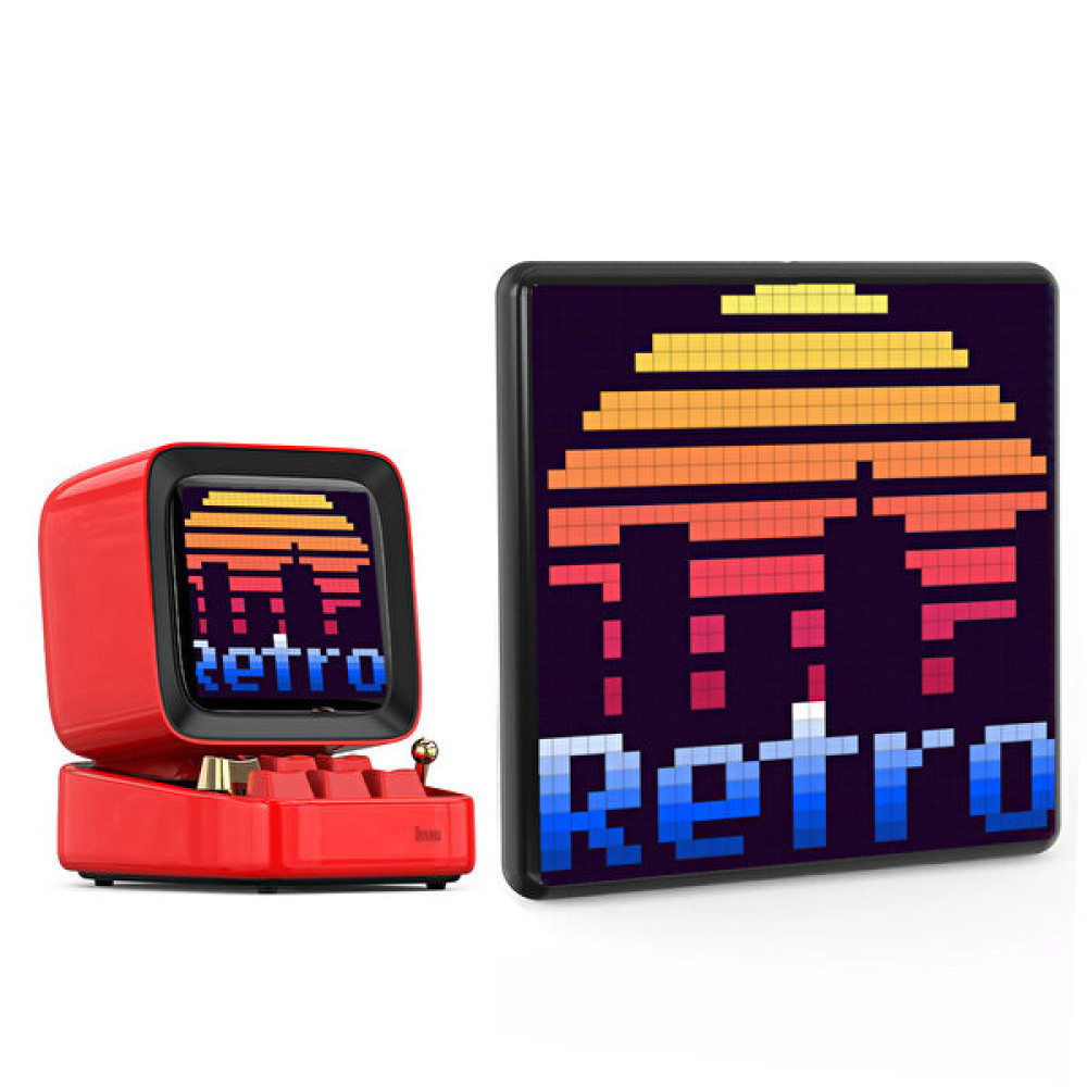 Divoom Ditoo Plus Kırmızı Bluetooth Hoparlör Ve Pixoo Max LED Ekran Seti Bluetooth Hoparlör Fiyatı