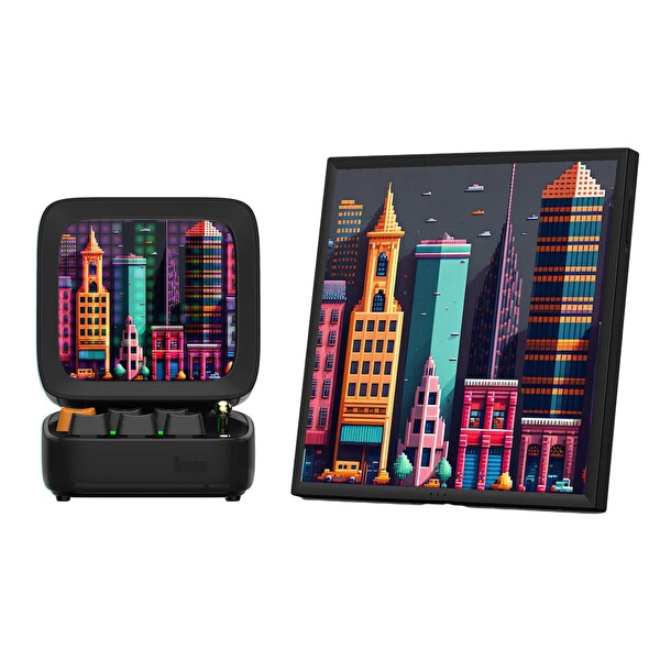 Divoom Ditoo Pro Siyah Bluetooth Hoparlör Ve Pixoo-64 LED Ekran Seti Bluetooth Hoparlör Fiyatı