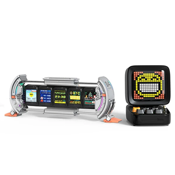 Divoom Ditoo Pro Siyah Bluetooth Hoparlör ve Times Gate Dijital Led Ekran Seti Bluetooth Hoparlör Fiyatı