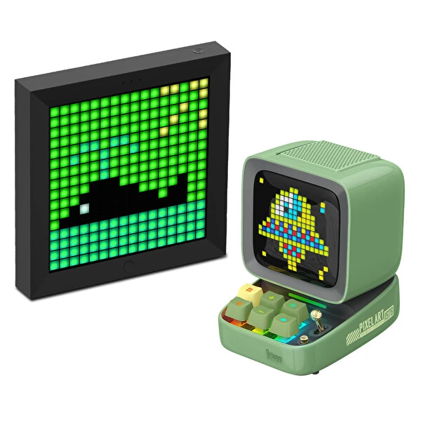 Divoom Ditoo Pro Yeşil Bluetooth Hoparlör ve Pixoo Led Ekran Seti Bluetooth Hoparlör Fiyatı